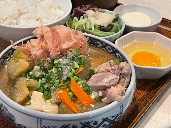 ソーキなすんぶしー定食