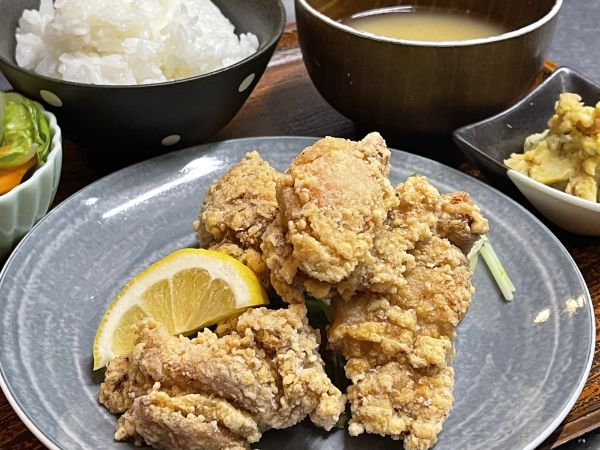 若鶏の醤油竜田揚げ定食