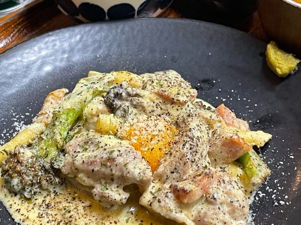 若鶏のカルボチキン定食